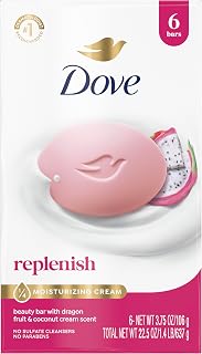 Dove Dragon Fruit Beauty Bar Soap, Cleanser, beauty bar, 3.75 Ounce (Pack of 72)