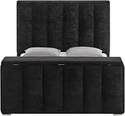 Serenity Onyx King Bed with Speaker, TV Lift And Fireplace