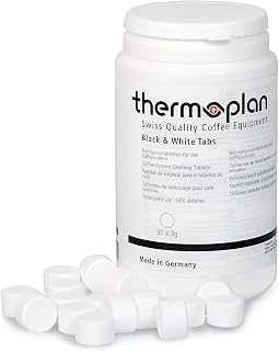 Cleaning Tablets for Thermoplan Coffee Machines 90 tabs with 3 g Black & White CT, CTS, CTM, CTMF5, easyline, barbeanie, ONE, Tiger, Tiger Cool