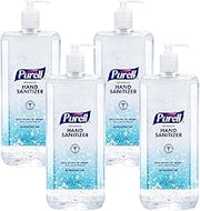 PURELL Advanced Refreshing Gel Hand Sanitizer, Clean Scent, 1.5 L Pump Bottle, 4/Carton