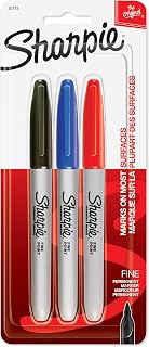 Sharpie Permanent Markers, Fine Point (Pack of 5)