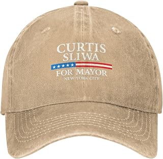 Curtis Sliwa for Mayor New York City Hat 2026 New York Election Golf Hats Retro Dad Baseball Caps