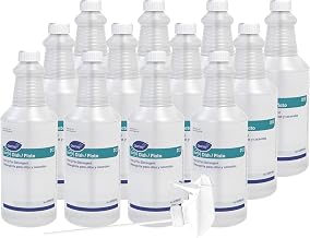 Diversey Suma Dish D1.5 Empty Bottle, 32 oz, 12 Pack