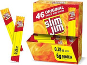 Slim Jim Smoked Jerky Snack Sticks, Original Flavor, 0.28 oz., 46-ct