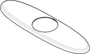 Pfister 961-168A Lita Kitchen Deckplate in Polished Chrome