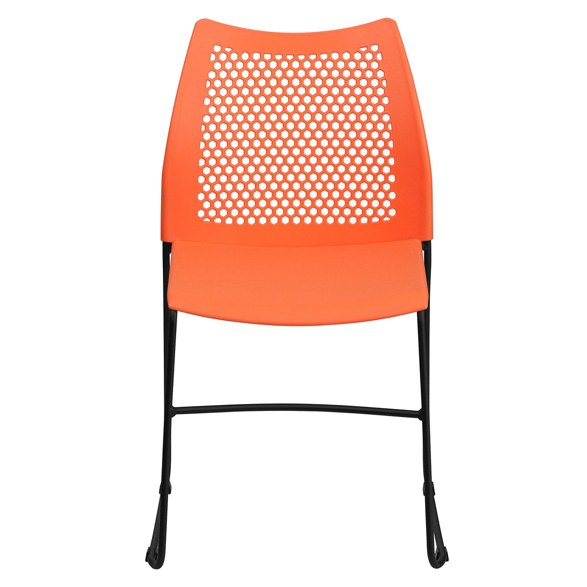 Flash Furniture Orange / Set of 1 / Contemporary Stacking Chairs