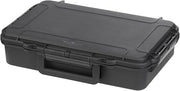 MAX Grip IP67 Cert Waterproof & Dustproof Box with Customizable Foam, Black, 12.44" x 7.67" x 3.18", MAX004S