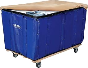 Global Industrial Replacement Liner for Vinyl Basket Bulk Truck, 20 Bushel, Blue