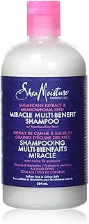 Shea Moisture SheaMoisture Silicone Free Shampoo for Dry Hair Sugarcane Extract and Meadowfoam Paraben Free Shampoo 13 oz