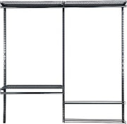 Triton Products Modular Closet, Garage, and Laundry Organizer Kit, (2) Top Tracks, (3) Hang Rails, (3) Shelf, (3) Clothes Rod, (2) Shoe and Boot Rack & Mounting Hardware