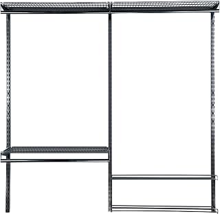 Triton Products Modular Closet, Garage, and Laundry Organizer Kit, (2) Top Tracks, (3) Hang Rails, (3) Shelf, (3) Clothes Rod, (2) Shoe and Boot Rack & Mounting Hardware