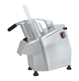 Commercial Food 5" Processor Vegetable Cutter Shredder W/5 Discs ETL by Omcan – 19″ x 9″ x 19.70″, Stainless Steel, Metallic, Model 19476