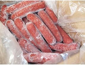 Tasty Brand 6 inch Skinless Red Pork and Beef Smoked Sausage, 10 Pound -- 1 each.