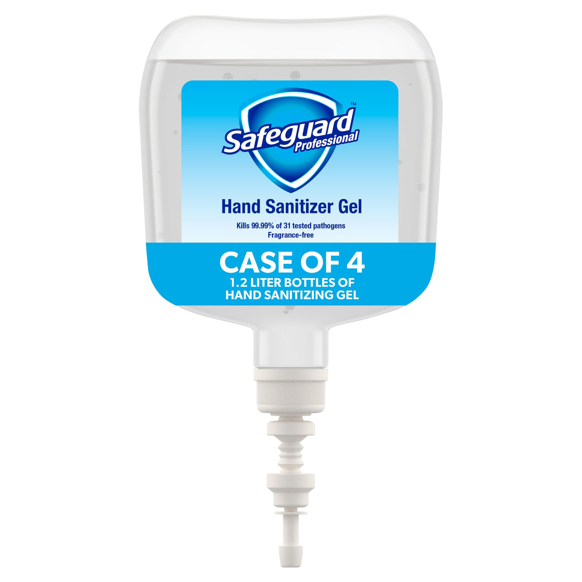 P&G PROFESSIONAL Safeguard Hand Sanitizer Gel Refill – 40.5 fl oz (Pack of 4)