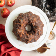 Harvest Leaves Bundt Pan by Nordic Ware – 10.4x10.4x3.8, 9.0 cups, Aluminum, Bronze, Model 85948