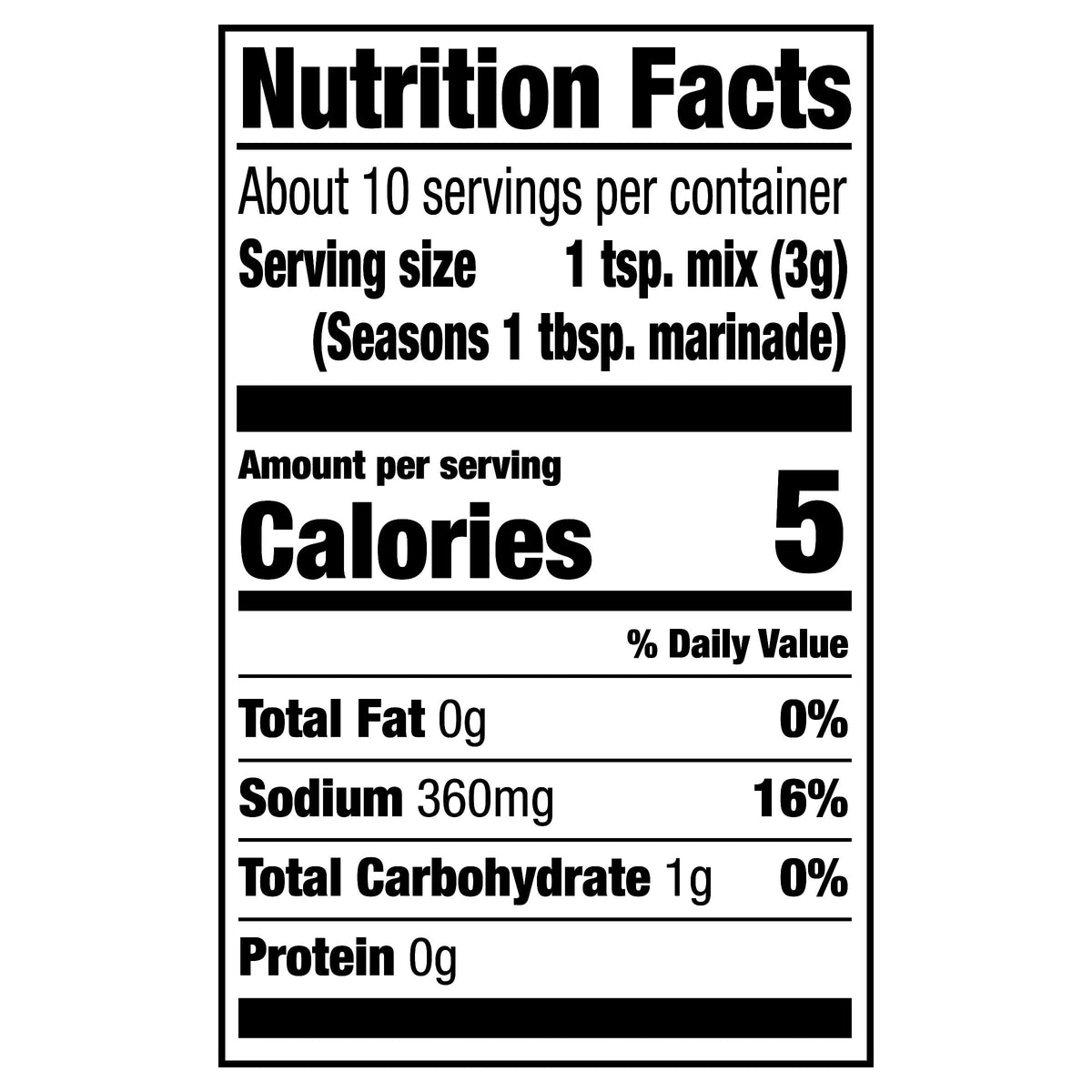 McCormick Brazilian Steakhouse Marinade Mix by Grill Mates – 1.06 Ounce (Pack of 5), Pack of 5