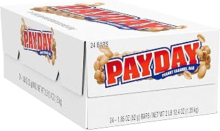 PAYDAY Peanut Caramel Bar (1.85Ounce Bars, Pack of 24)