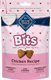 Blue Buffalo Valentine's Bits Chicken Dog Treats, 4.5 oz