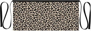 Kitchen Apron Leopard Print | Unisex Server Apron with 3 Pockets, Adjustable for Waiters, Gardeners, Kitchen, BBQ, Painting and Restaurant Work