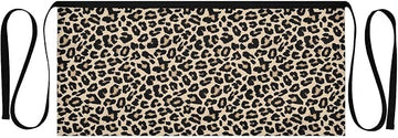 Kitchen Apron Leopard Print | Unisex Server Apron with 3 Pockets, Adjustable for Waiters, Gardeners, Kitchen, BBQ, Painting and Restaurant Work