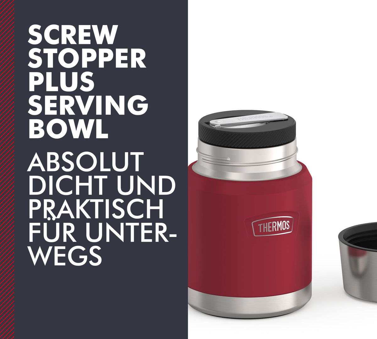 THERMOS Red / Wild Berry Mat / 470 ml / 470.0 milliliters Insulated Food Jars