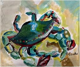 Betsy Drake Colorful Crab Throw