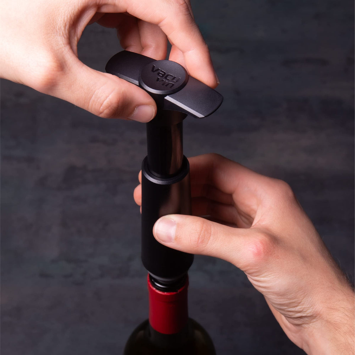 Wine Stopper - Gray by Vacu Vin – Rubber, Gray, Pack of 10, Model VACUVIN0881050
