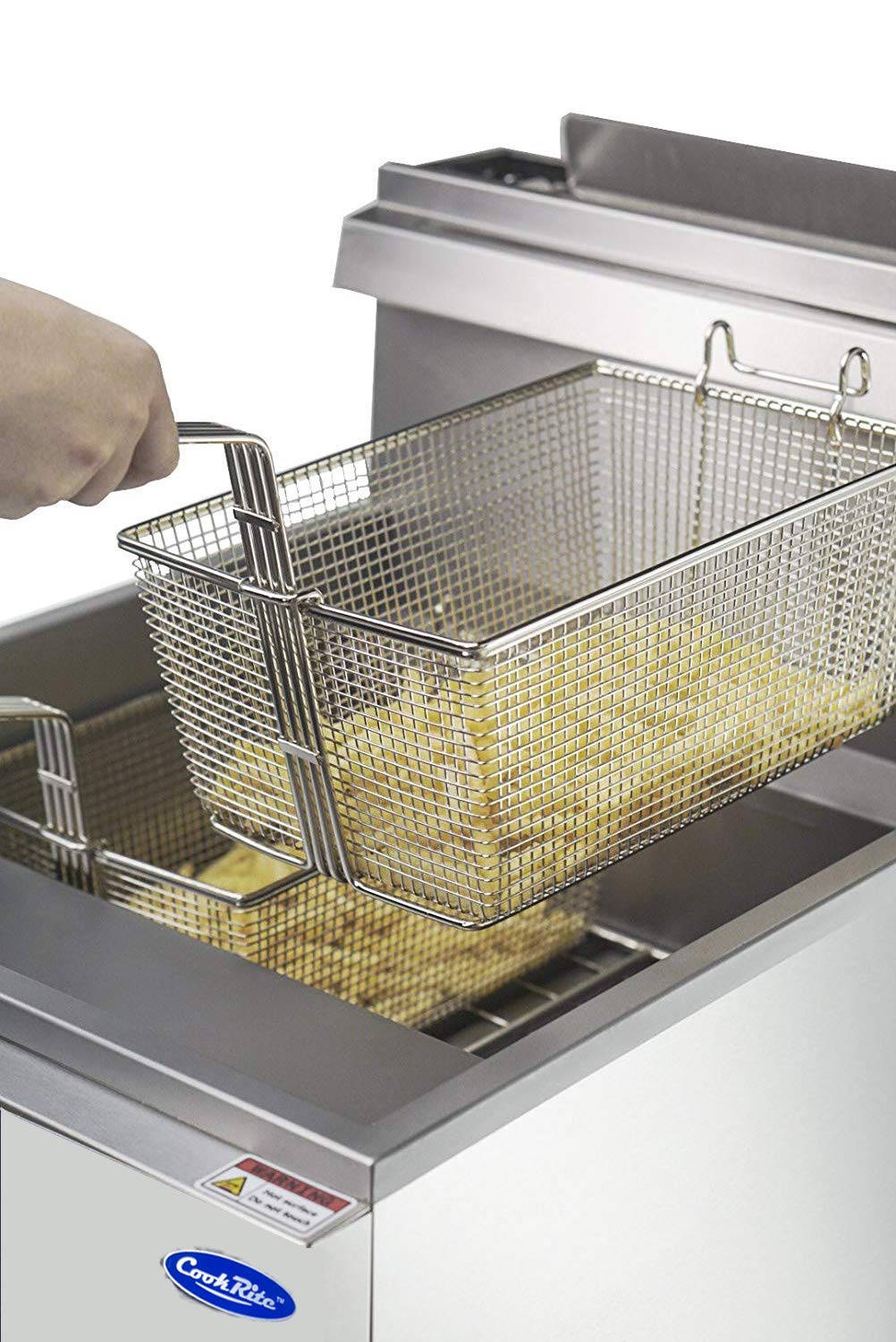 Atosa ATFS-40 Commercial Fryer by Cook Rite – Stainless Steel, Model ATFS-40(LP)