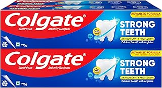 Colgate Strong, 700G, India S No1 Brand, Calcium-Boost TFor 2X Stronger, Whitens, Fresh Breath & Prevents Cavities (Combo Pack Offer)..(24.6)