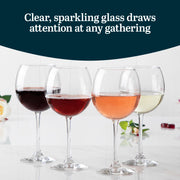 Libbey Balloon Red 6 / 6 count / Vina Wine Glasses