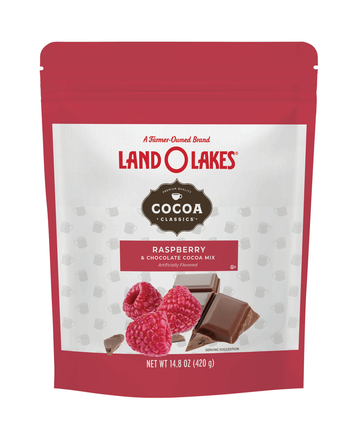 Land O Lakes Raspberry (New) / 14.8 Ounce (Pack of 1) / Brown Cocoa
