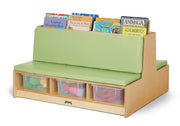 Read-a-Round Couch by Jonti-Craft – Standard, Birch, Lime Green, Model 37870JC