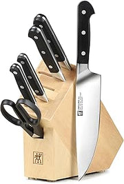 ZWILLING Pro 7 Piece Studio Knife Set | Forged & Made in Germany, Includes Chef's, Paring, Santoku & Serrated Utility Knives