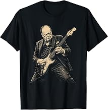 Winston Churchill Playing Guitar Rocker Humor Vintage T-Shirt