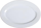 Yanco Abco Collection Super White Oval Serving Platter 20" box of 4