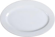Yanco Abco Collection Super White Oval Serving Platter 20" box of 4