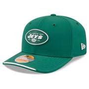 Men's Green New York Jets 2026 Sideline Throwback 9SEVENTY Adjustable Hat by New Era – 84% Polyester/16% Elastane, New York Jets, Green, Model 26 Nfl Sideline 9seventy Ss