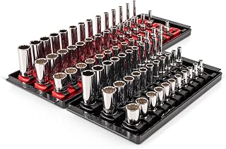 TEKTON 1/4 Inch Drive 12-Point Socket Set, 75-Piece | SHD90219