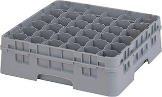 Cambro 36S418151 Camrack 36-Compartment 4 1/2-Inch Glass Rack, Soft Gray