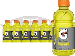 Gatorade Thirst Quencher, Lemon-Lime, 12 Fl Oz (Pack of 12)