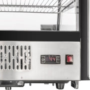 Nexel Commercial Refrigerated Countertop Display Case by Global Industrial – 22.4"L x 34.6"W x 27"H, 4.8 cubic_feet, Stainless Steel, Model CW-160