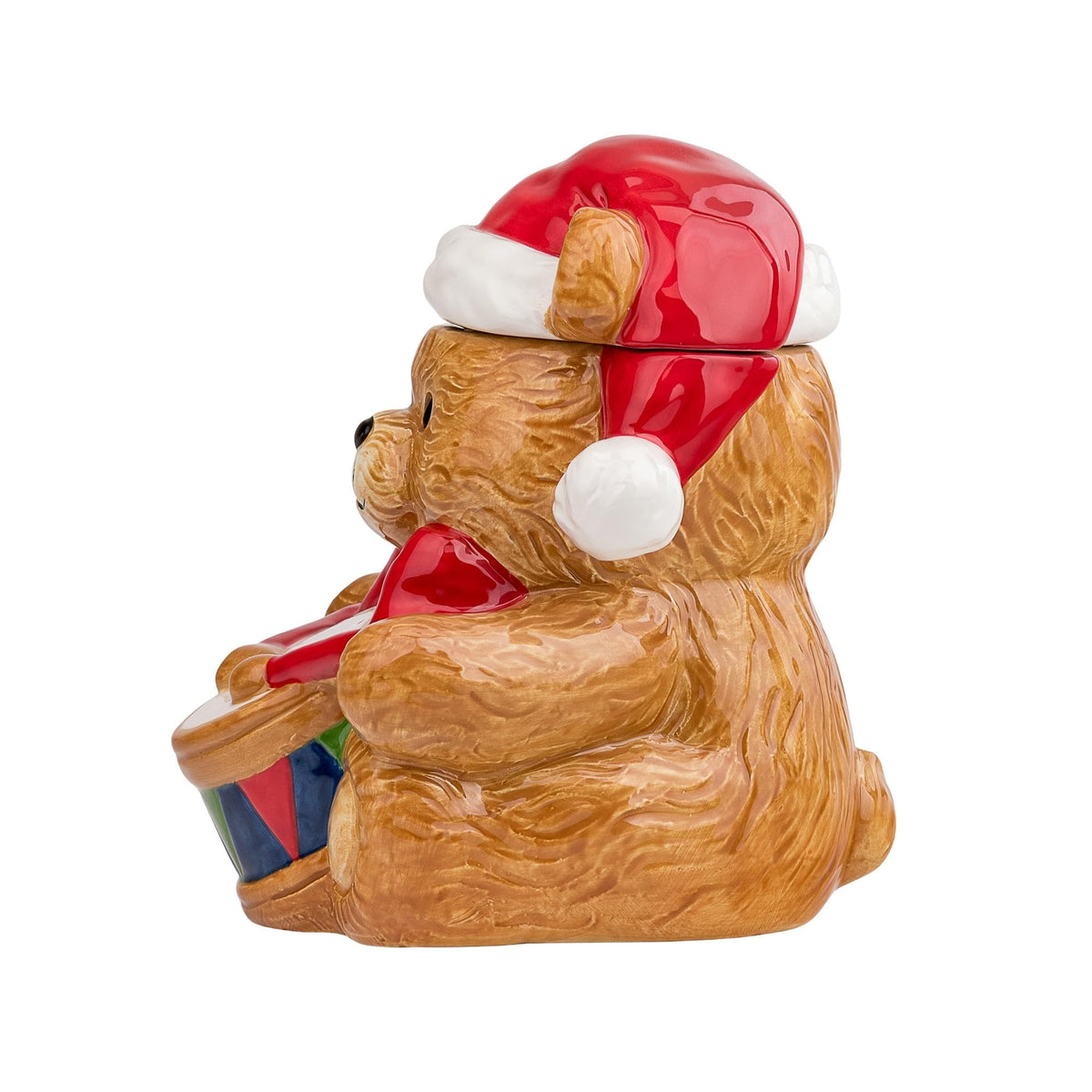 Little Drummer Bear Canister by 10 Strawberry Street – Medium, 61.0 fluid_ounces, Brown, Model TED-29-40-001-DS