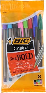 Usa Inc BICMSBAP81 19627 Bic Cristal Xtra Bold Pack Of 8