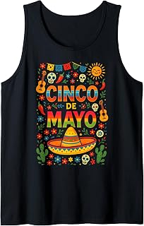 Cinco DE Mayo - Mexican Fiesta Celebration Tank Top