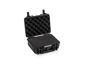 Type 1000 Outdoor Case with SI Foam by B&W International – Type 1000, 4.1 liters, Polypropylene (PP), Black, Model 1000/B/SI