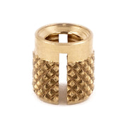 E-Z LOK 8-32 Pack of 100 / 8-32 / Brass Press-In Inserts