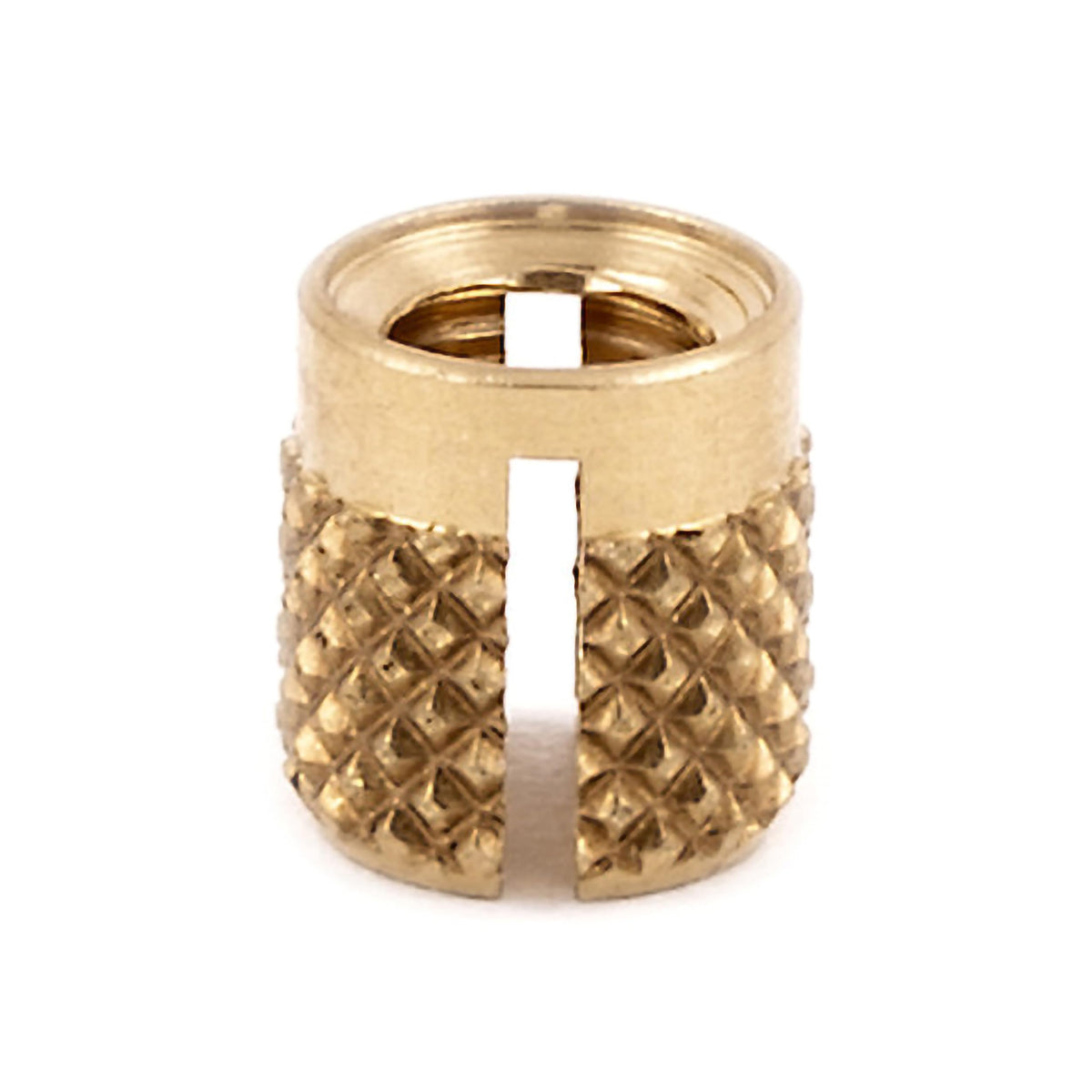 E-Z LOK 8-32 Pack of 100 / 8-32 / Brass Press-In Inserts