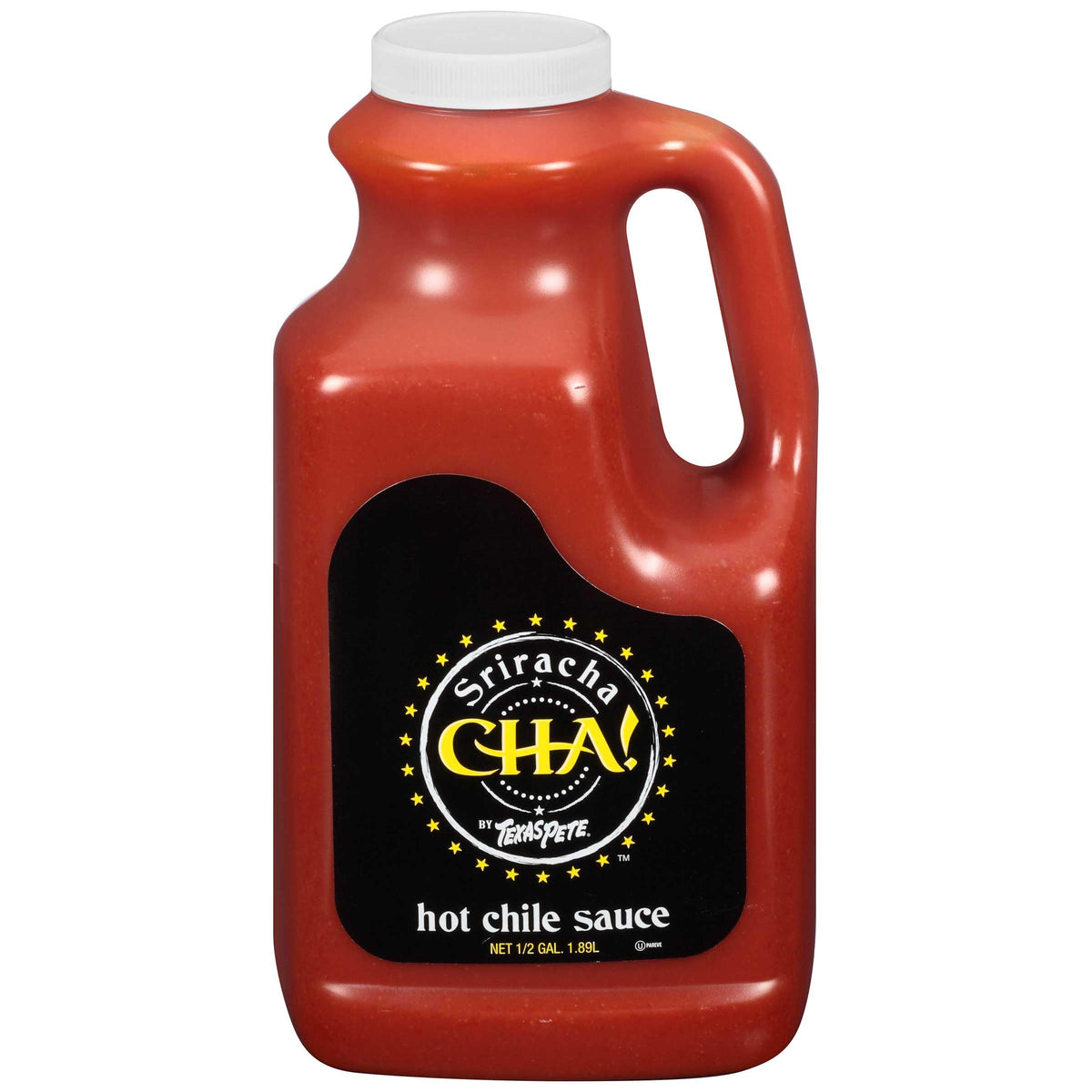 Cha! by Sriracha Hot Sauce by Texas Pete – 64 oz, Pack of 4