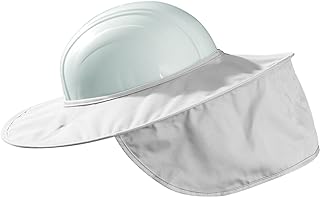 OccuNomix White CottonTwill Hard Hat Shade Neck Protector