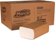 Marcal Premium Multifold Paper Towels (H5304), 9.25” x 9.5” sheets, White, (250 Sheets/Pack, 16 Packs/Case, 4,000 Sheets/Case), Perfect for Home & Office, Away-from-Home Products, Bulk Towels